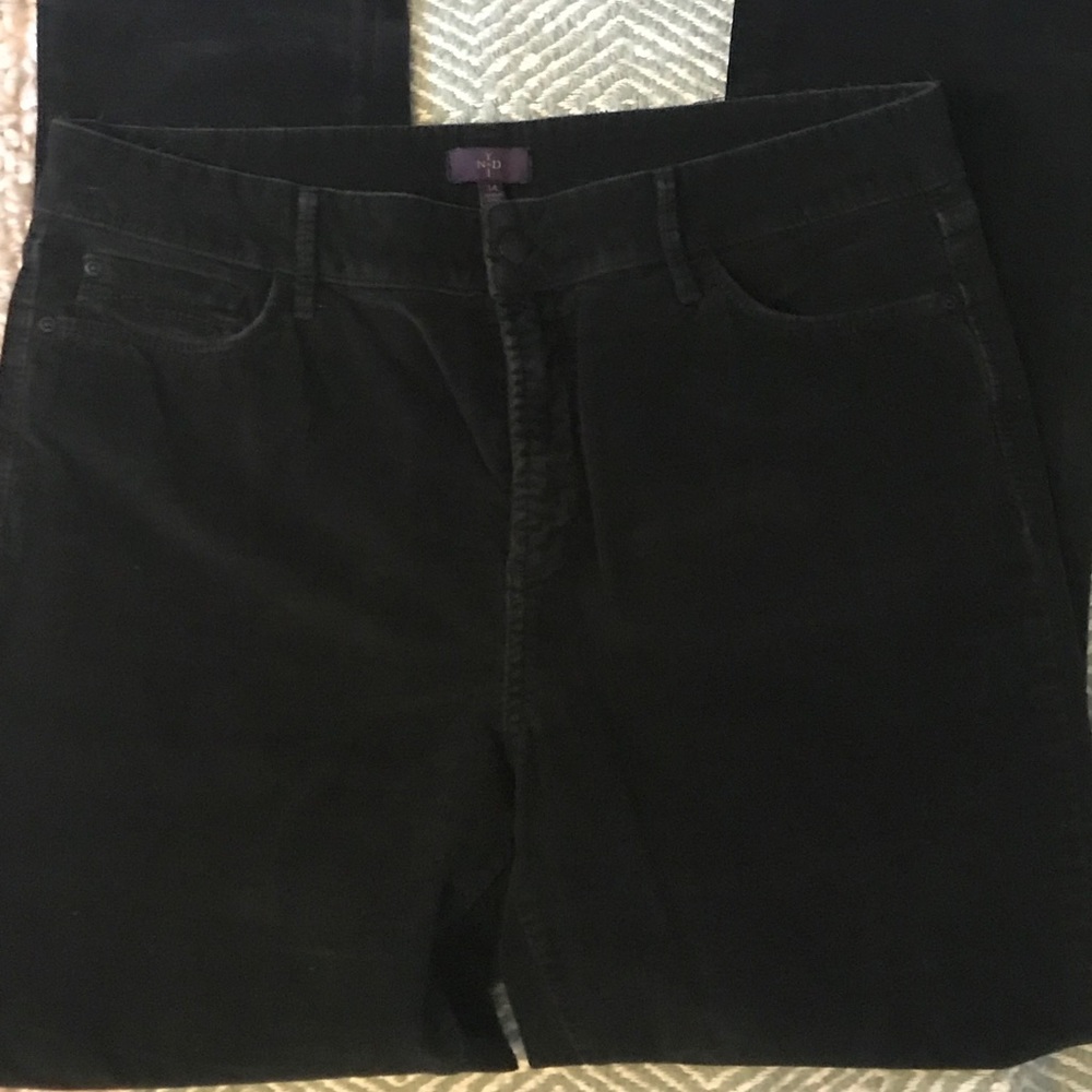 NYDJ Size 14 Charcoal Corduroy Legging pant